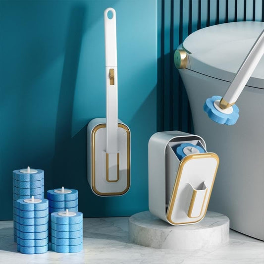 🏆 UKENS SPESIALPRIS!!✨ Veggmontert innovativt toalettbørstesett 🚽