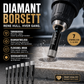 🔩 Bor for harde materialer – diamantbelagt, tørrboring med innvendig voks. Hex-skaft passer alle bor – profesjonelt resultat på fliser, marmor og mer! 🏗️💪
