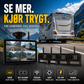 🚛 Trådløst dashcamsystem – 1080P, delt skjerm, 140° synsfelt. Perfekt for lastebiler og bobiler! 📡✨