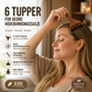 🧠 6-klo massasjekam – stimulerer hodebunnen, lindrer stress og spenning! 🌿💆‍♂️