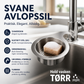 🦢 Vaskesil i rustfritt stål – elegant svaneform, 10cm diameter, effektiv avløp. Korrosjonsbestandig og lett å rengjøre – perfekt til kjøkkenvasken! ✨🍽️