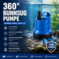 🐠 Bunnsugende filterpumpe – 360° rengjøring, stillegående, overopphetingsvern. Perfekt til akvarier! 🔄💧
