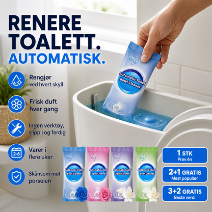 🛁 Smart toalettrenser – hindrer lukt, gir frisk duft og passer alle toaletter. Enkel å bruke – bare plasser i cisternen og nyt! 🌿💧