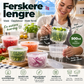🧅 Oppbevaringsboks med drenering – 500ml, spiralforseglet, PP-materiale. Hold hakket løk, ingefær og hvitløk ferskt! ✨🥗