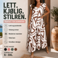 🌸 Kvinners vidbent jumpsuit med rysjedetaljer – lett og luftig polyester, geometriske mønstre, løs passform. Perfekt til sommerdager og bevegelsesfrihet! ✨🌞