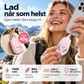 🔋 Nøkkelring powerbank – 1500mAh, innebygd kabel, ultralett. Lader telefonen din direkte uten rot! ✨🗝️