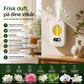 🌿 Smart aromadiffuser – 8 dufter, 4 nivåer, nattlampe. Frisk luft i alle rom! ✨💨
