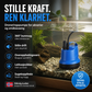 🐠 Bunnsugende filterpumpe – 360° rengjøring, stillegående, overopphetingsvern. Perfekt til akvarier! 🔄💧