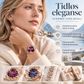 💫 Stilig dameklokke med diamanter – himmelinspirert design, holdbar og elegant. Justerbar lenke i rustfritt stål – passer både hverdag og fest! 🕊️🌙