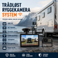 🚛 Trådløst dashcamsystem – 1080P, delt skjerm, 140° synsfelt. Perfekt for lastebiler og bobiler! 📡✨