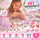 🌈 Charmesmykke-sett for barn – allergivennlig, enkelt å tre, perfekt bursdagsgave. Slipp fantasien løs! 💪💖