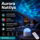 🌌 Aurora nattlys – 16 farger, fjernkontroll, skaper magisk stemning i rommet! ✨💡