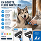 🐕 Dobbeltsidig kattebørste – fjerner 95% løs pels, flokeavtrekker og pelspleie i ett! ✂️✨
