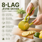 🍋 Kjøkkenhjelper – 8 båter på én gang, beskytter fingrene. Hengbar og enkel å rengjøre! 🔪✨