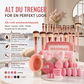 💄 Alt-i-ett sminkesett – 40/51 deler, myk, hudvennlig, perfekt til reiser! 🧳✨