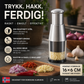 🧄 Hvitløkshakker i 304 rustfritt stål – skarpe blader, slitesterk, knuser hvitløk, løk og paprika på sekunder. Rask og effektiv! ✨💪