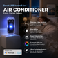 📱 Smart AC-fjernkontroll med stemme og app – 7 farger RGB-lys, energibesparende, USB-plugg. Sett timeplan – våkn opp til nedkjølt rom! 🎨💡