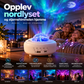 🌌 Aurora stjerneprojektor – Bluetooth, musikk-synk, månelys. Forvandle rommet til en magisk galakse! ✨🎶