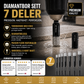 🔩 Bor for harde materialer – diamantbelagt, tørrboring med innvendig voks. Hex-skaft passer alle bor – profesjonelt resultat på fliser, marmor og mer! 🏗️💪