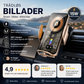 📱 Trådløs bilholder med hurtiglading – sensoråpning, 360° rotasjon. Lader mens du kjører! 🔋🚗