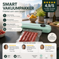 🥫 Automatisk vakuumforsegler – 45–60Kpa, 20 sek, tørr/våt mat. Forlenger holdbarheten – kompakt og enkel! 🔒✨