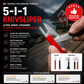 🔪 Multifunksjonell knivsliper – herdet legert stål, rask gjenoppretting av skarphet. Inkludert flaskeåpner og skiftenøkkel – perfekt til friluftsliv! 🍾🏕️