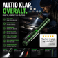 🔦 Magnetisk pennelykt i aluminium – 600 lumen, XPG+COB, 7 lysmoduser, Type-C. Sterk magnet i hode og hale – tåler regn og støt! 💪🌧️