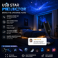 Plug-and-Play HD-nattlampe med Galaxy- og havmotiv🥳Over 50 000 fornøyde brukere