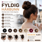 🎀 Hårbunt-tilskudd – gir umiddelbar fylde. Enkelt å vikle rundt, naturlig utseende! ✨💇‍♀️