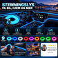 ✨ Fleksibel LED-lyslist for bil – 9 farger, USB 5V, 1–3 meter. Skap en personlig atmosfære i interiøret! 🚗🌈