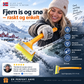 ❄️ Is- og snøskrape for bil – kraftig plast, ergonomisk håndtak, kompakt. Fjerner tykk is på sekunder! ✨🚗