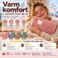 ♨️ Elektrisk varmepute-flaske – rask oppvarming, komfortabelt trekk, bærbar. Ideell for kalde kvelder på sofaen! 💪🛋️