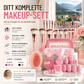 💄 Alt-i-ett sminkesett – 40/51 deler, myk, hudvennlig, perfekt til reiser! 🧳✨