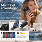 📱 Lommebok-deksel med kortplass – 5 kort, TPU+PC, støtdempende. Beskytter telefon og kortholder! ✨💳