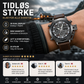 ⌚ Retro dual-display klokke – analog+digital, 8+ funksjoner (GMT, alarm, nedtelling). Vanntett 50m, slagfast – perfekt til hverdag og eventyr! ⏱️💪