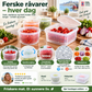 🧅 Oppbevaringsboks med drenering – 500ml, spiralforseglet, PP-materiale. Hold hakket løk, ingefær og hvitløk ferskt! ✨🥗