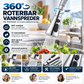 🚰 360° roterende kranforlenger – to spraymoduser, sprutfri, universal passform. Gjør kjøkkenvasken smartere! ✨💧