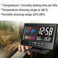 🔥Sommerkampanje 49% AVSLAG -🌤️💦Digital temperaturmonitor Værmelding LED vekkerklokke