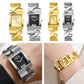 🎁Varmt salg 50 % rabatt💎Vintage-stil kvadratisk kvartsur⌚