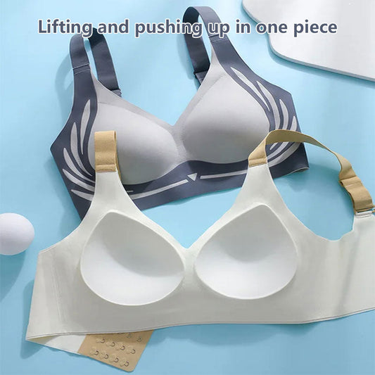 🔥Siste dag Kjøp 1 Få 2 pakker🎁Super samle BH | Trådløs push-up BH👍Ingen flere hengende bryster