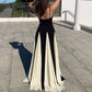 Dame Elegant Spaghettistropp Flytende Maxi Kjole