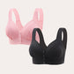 📢👙SPESIALPRIS DEN SISTE DAGEN⚡OVER 50 000 SOLGTE💕CloudComfort™ bomulls-BH med knapper foran – Pustende • Uten bøyle • Støtte hele dagen • Uten polstring og hudvennlig 🌿