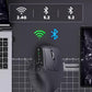 Ergonomisk Bluetooth-mus med knott for flere enheter