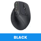 Ergonomisk Bluetooth-mus med knott for flere enheter