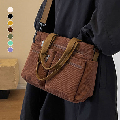 🔥Siste dag: 60% rabatt! ⏰👜Vintage ensfarget skulderveske👜