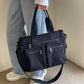 🔥Siste dag: 60% rabatt! ⏰👜Vintage ensfarget skulderveske👜
