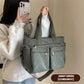 🔥Siste dag: 60% rabatt! ⏰👜Vintage ensfarget skulderveske👜