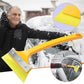 ❄️ Is- og snøskrape for bil – kraftig plast, ergonomisk håndtak, kompakt. Fjerner tykk is på sekunder! ✨🚗