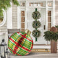 🎄 Oppblåsbare julekuler i XL – gjenbrukbare, UV-bestandige, enkel lagring. Lag et stort høytidsuttrykk ute! ✨🎅