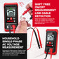 🔌50 % RABATT NÅ! ⚡Digitalt multimeter – nøyaktig måling av spenning, strøm og motstand, beskyttelse mot brannfare og et praktisk verktøy for reparasjoner i hjemmet ⚙️